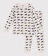 Pyjama enfant en coton imprimé baleines