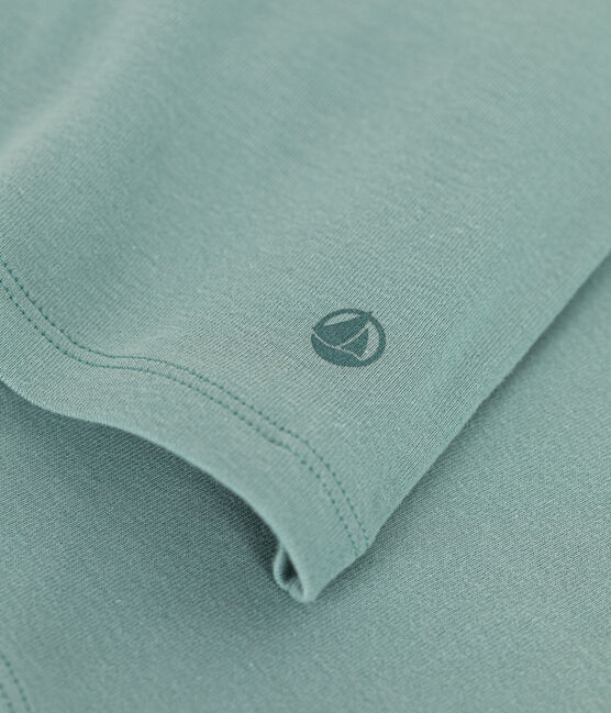 Tee-shirt L'ICONIQUE col rond en coton Femme vert PAUL