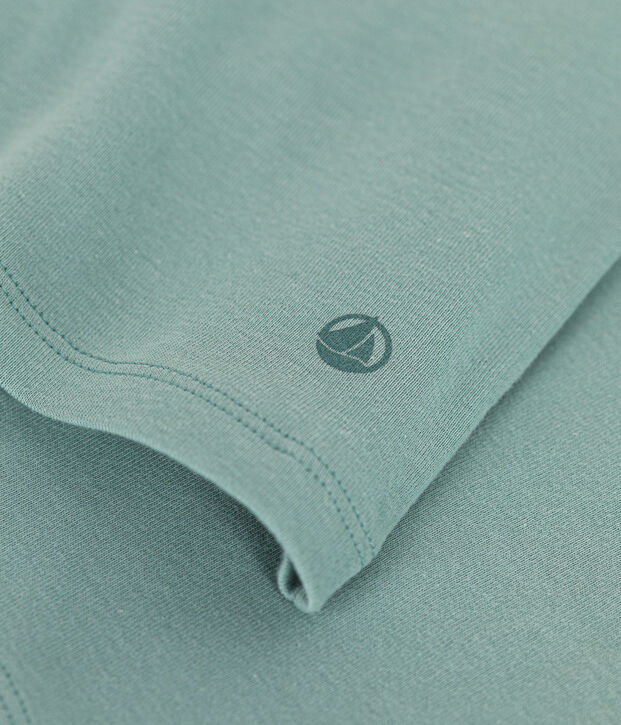 Tee-shirt L'ICONIQUE col rond en coton Femme vert