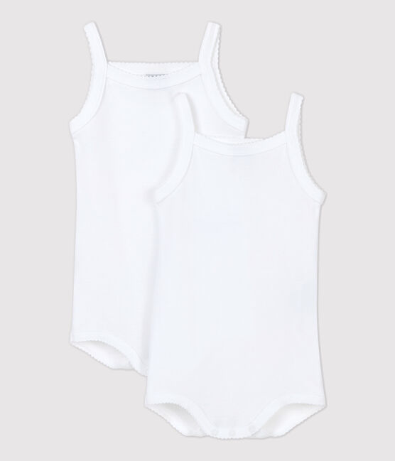 Lot de 2 bodies à bretelles bébé fille variante 1