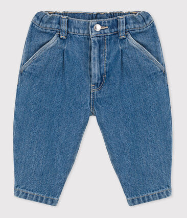 PETIT BATEAU - Jean bébé en denim 100% écoresponsable