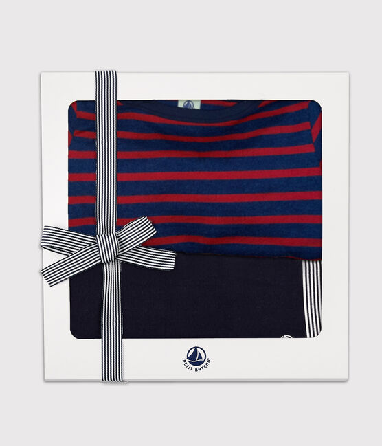 Coffret cadeau marinière et jegging enfant fille variante 1