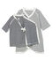 Lot body kimono et brassière bébé en côte variante 1