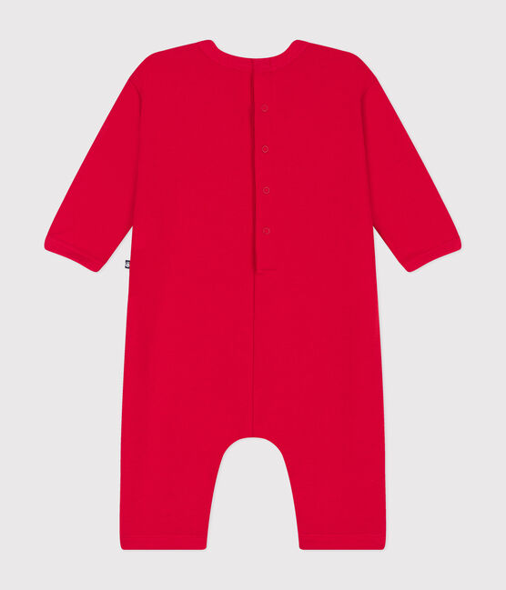 Combinaison longue en molleton bébé rouge CORRIDA