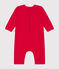 Combinaison longue en molleton bébé rouge CORRIDA