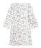 Chemise de nuit fille imprimée blanc LAIT/blanc MULTICO