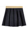 Jupe enfant fille bleu SMOKING/jaune OR