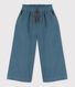 Pantalon large en velours fin enfant fille