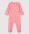 Dors-bien fleurs de cerisier bébé fille en coton rose GRETEL/blanc MULTICO