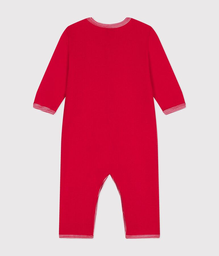 Pyjama sans pieds en coton b&eacute;b&eacute; rouge CORRIDA