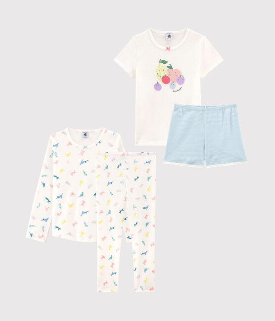 Lot de 2 pyjamas petite fille en coton variante 1