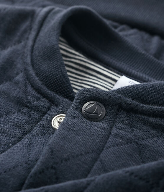 Cardigan en tubique bébé. bleu SMOKING