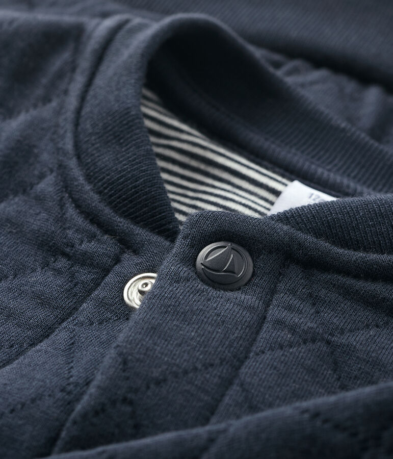 Cardigan en tubique b&eacute;b&eacute;. bleu SMOKING