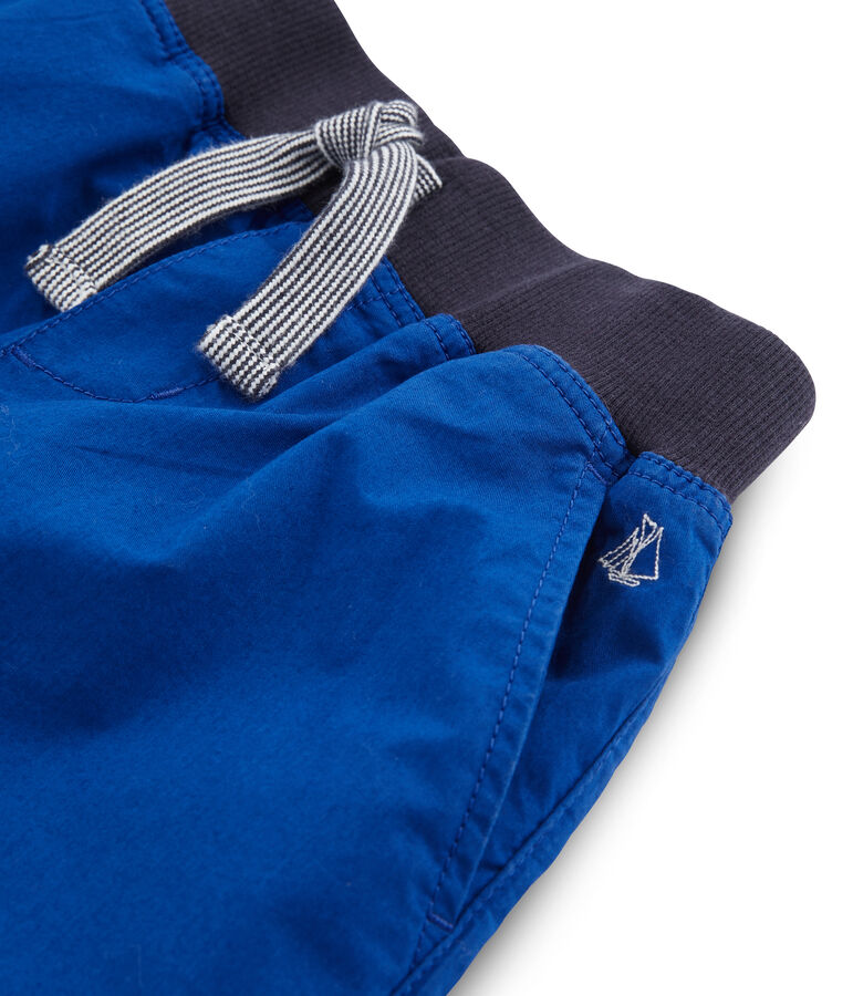 Bermuda enfant gar&ccedil;on bleu