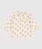 Blouse imprimée en gaze de coton bébé blanc AVALANCHE/ MULTICO