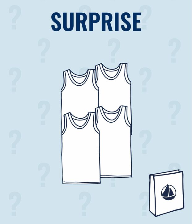 Lot de 4 d&eacute;bardeurs surprise gar&ccedil;on multicouleur