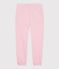Pantalon de jogging enfant en coton uni rose MARQUISE