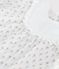 Robe manches courtes en popeline imprim&eacute;e b&eacute;b&eacute; blanc/multicouleur