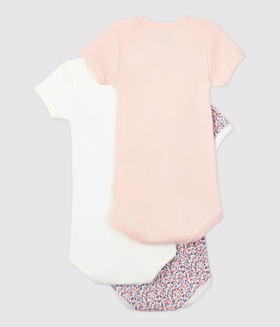 Lot de 3 bodies manches courtes bébé fille variante 1