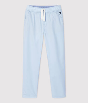 Pantalon regular en serge de coton enfant garçon