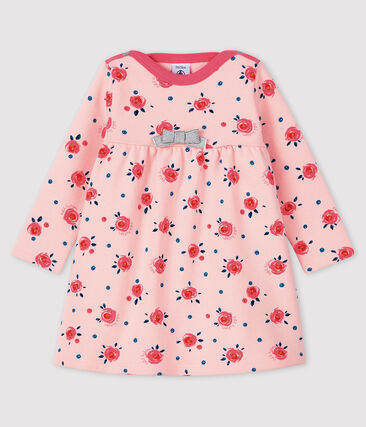 PETIT BATEAU - Robe manches longues bébé fille