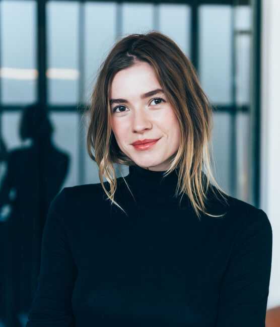 Sous-pull femme en coton léger noir NOIR
