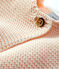 Cardigan en tricot de coton biologique bébé rose FLEUR
