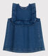 Robe bébé en jean sans manches