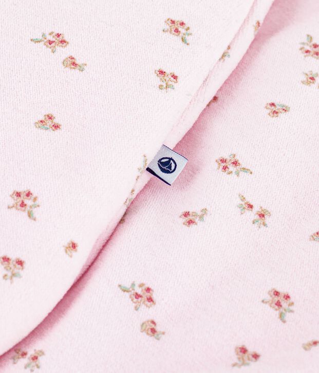 Gigoteuse b&eacute;b&eacute; en velours imprim&eacute; fleurs TOG 3 rose/multicouleur