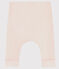 Caleçon bébé en côte 2x2 en coton biologique rose FLEUR