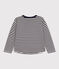 Tee-shirt manches longues en tubique enfant garçon bleu SMOKING/ AVALANCHE