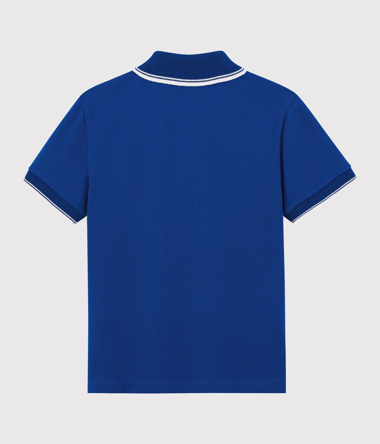 Polo enfant garcon bleu
