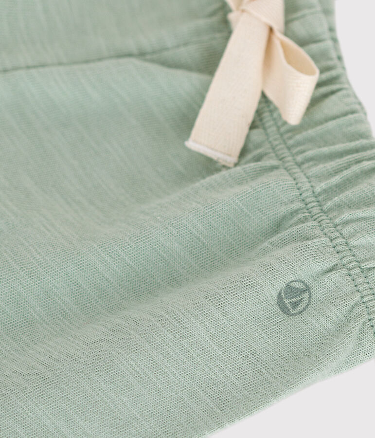 Short en jersey l&eacute;ger b&eacute;b&eacute; vert HERBIER