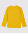 Tee-shirt manches longues en coton enfant garçon jaune BOUDOR