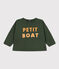 Sweatshirt en molleton bébé vert AVORIAZ