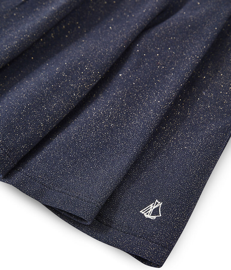 Jupe enfant fille bleu/jaune