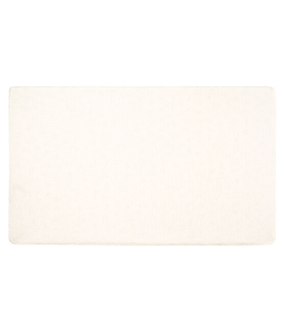 Couverture bébé en côte et sherpa blanc MARSHMALLOW