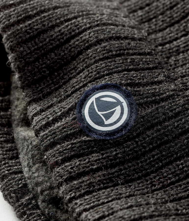 Bonnet enfant gar&ccedil;on-fille gris