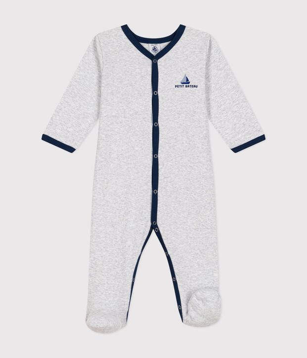 Dors bien en coton b&eacute;b&eacute; gris