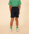 Short en coton enfant garçon bleu SMOKING