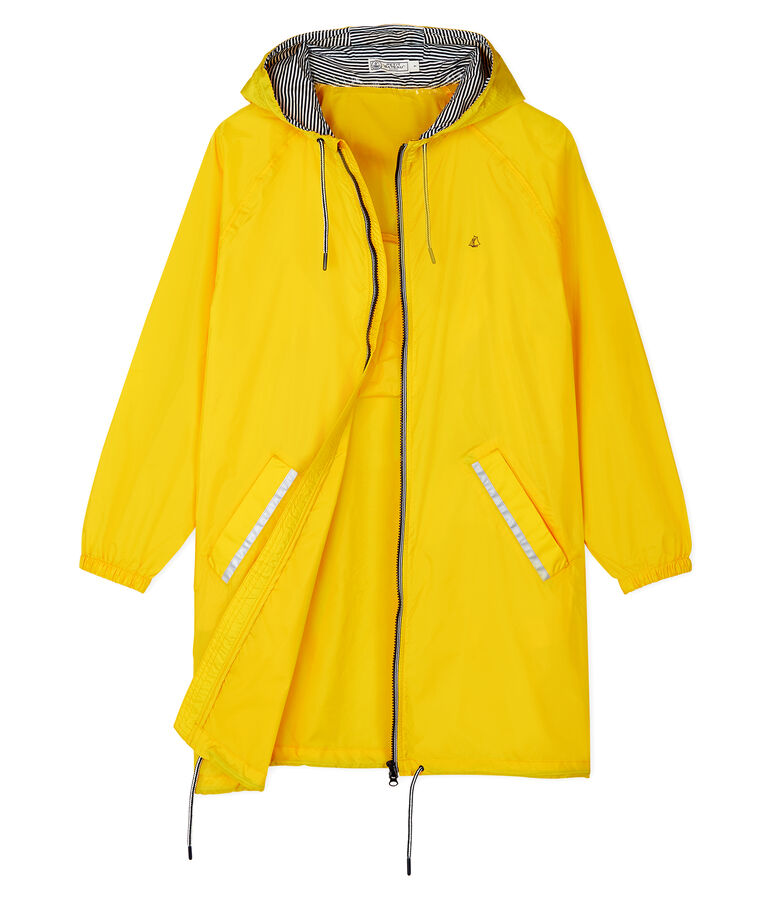 Coupe-vent long femme jaune