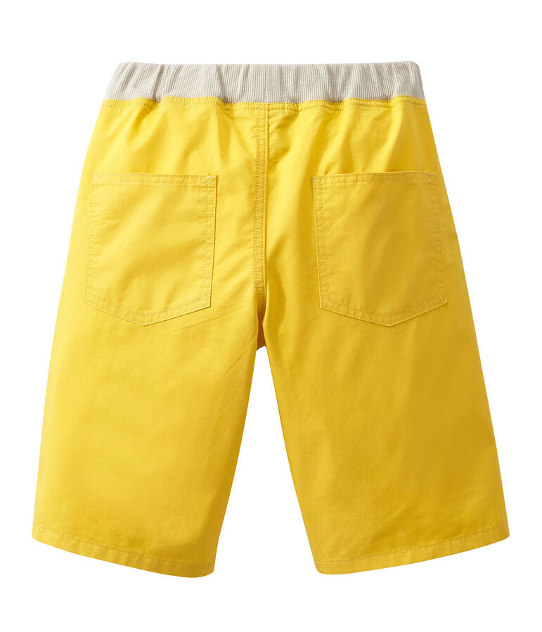 Short gar&ccedil;on jaune Ble