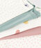 Lot de 5 bodies manches longues coeurs bébé en coton variante 1