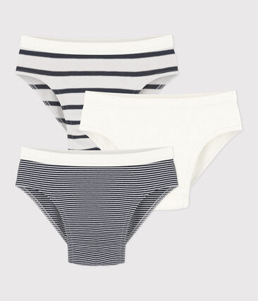 PETIT BATEAU - Lot de 3 slips rayés petit garçon