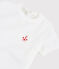 Tee-shirt bébé fille blanc ECUME