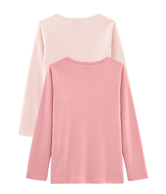 Duo de tee-shirts manches longues petite fille variante 1