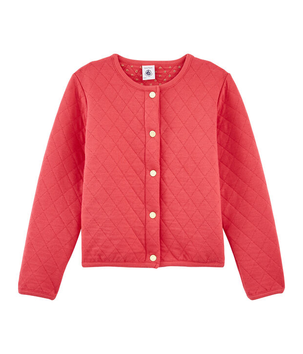 Cardigan enfant fille rouge