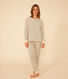 Pyjama en coton motif floral femme