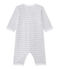 Dors bien sans pieds bébé garçon gris POUSSIERE/blanc ECUME