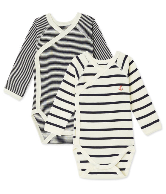 Duo de bodies naissance bébé mixte lot .